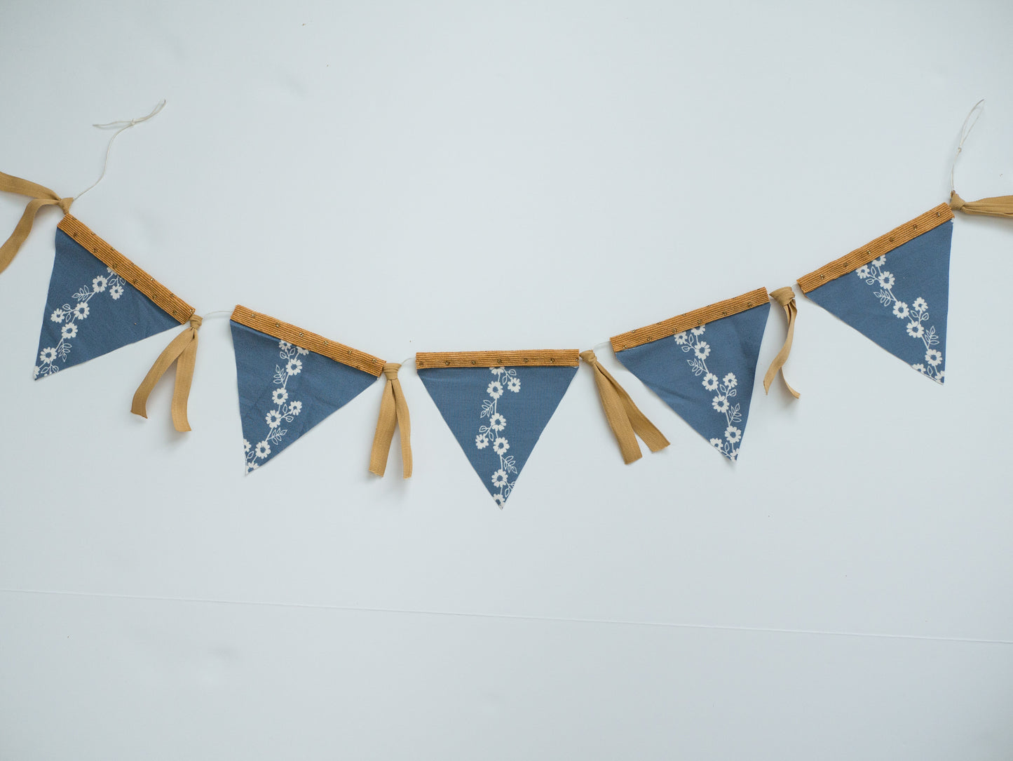 Blue Summer Flag Garland