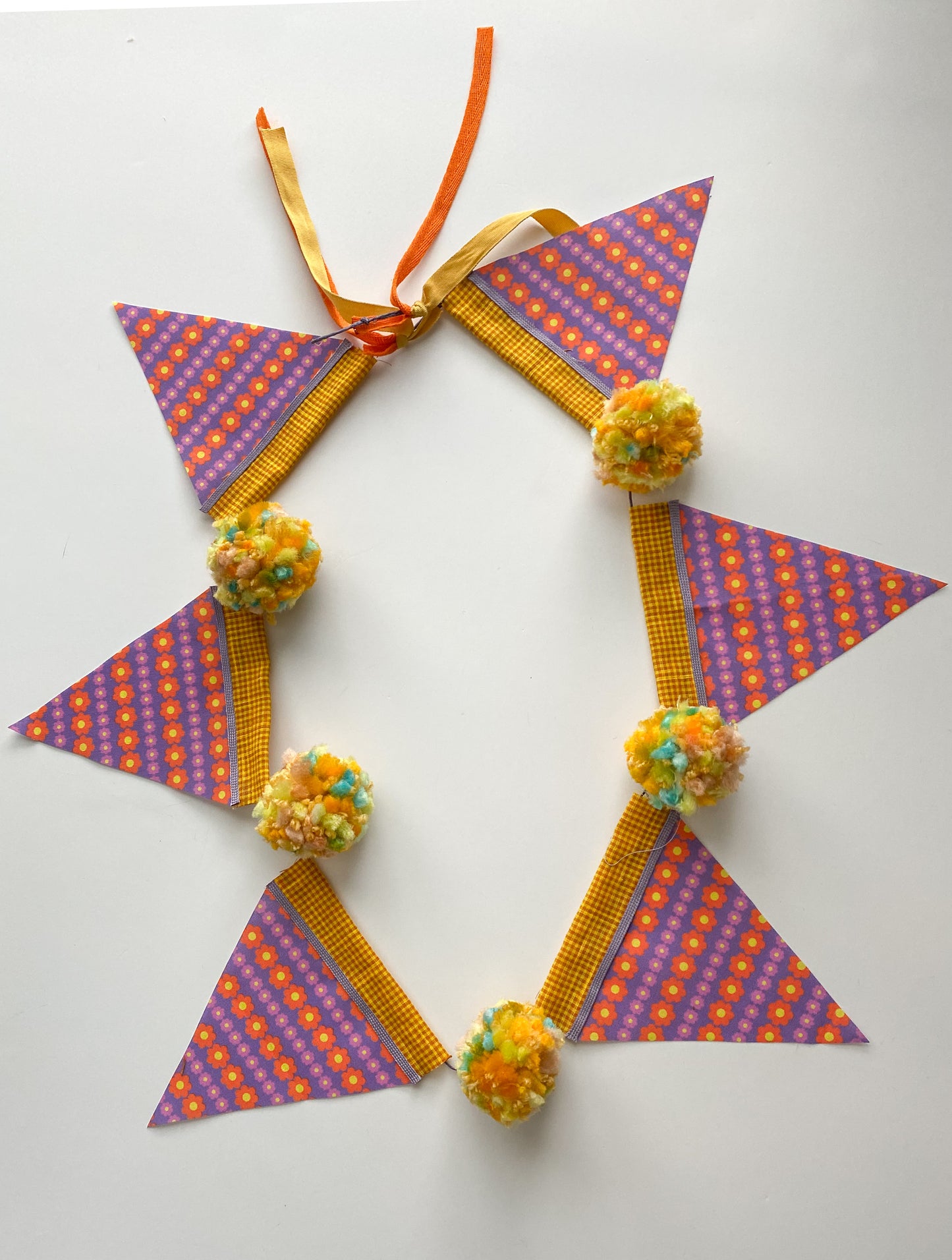 Marigold Flag Garland