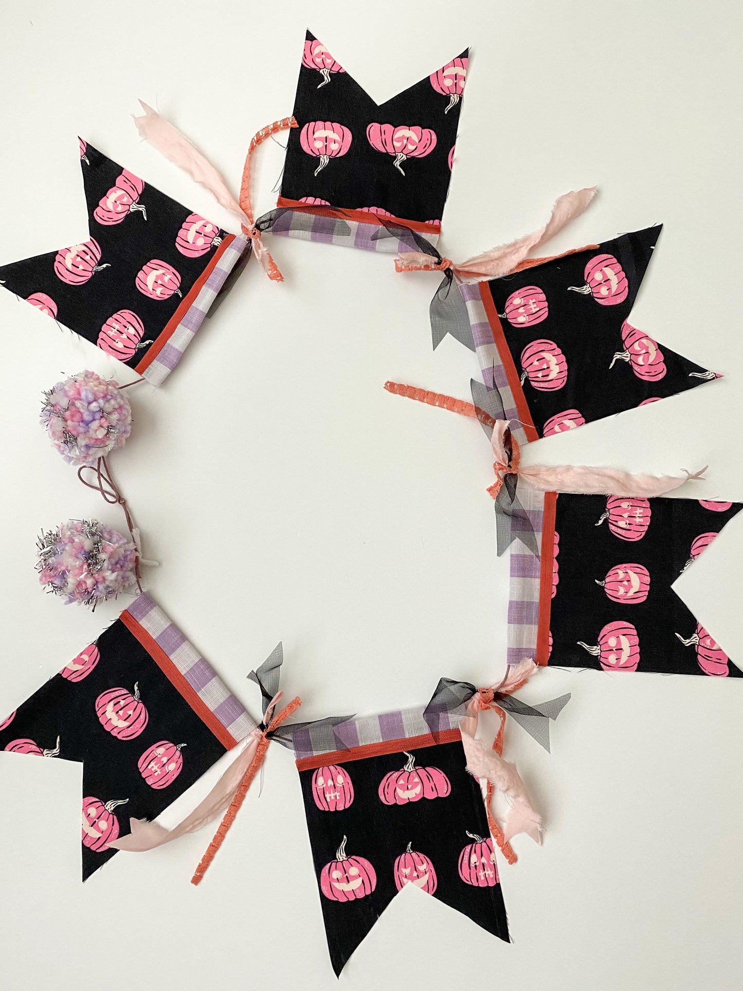 Pink Pumpkins Garland