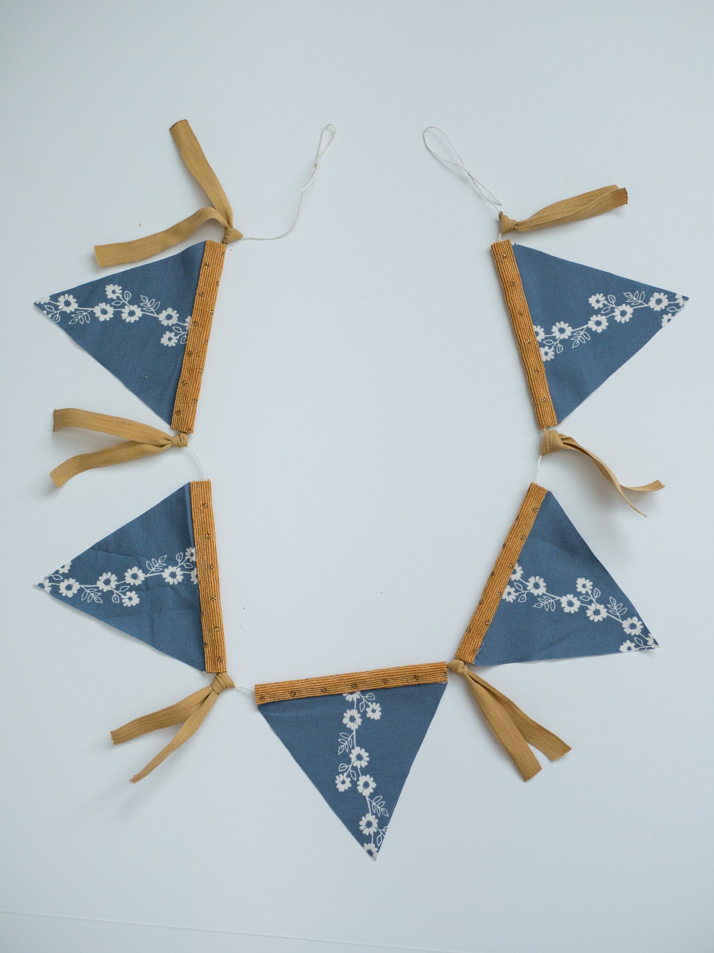 Blue Summer Flag Garland