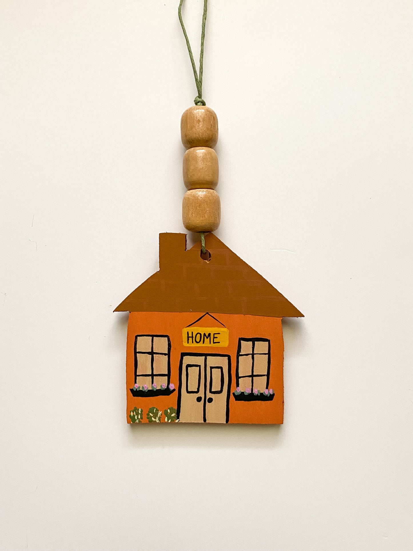 Wooden House Wall Hanging