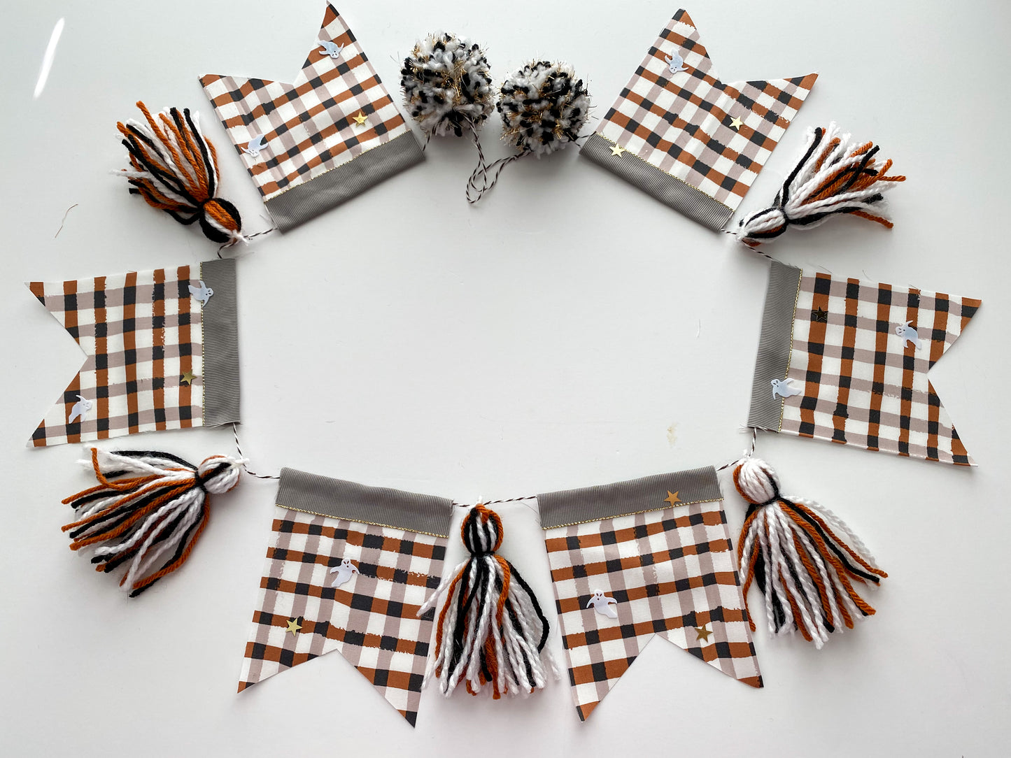 Ghost Plaid Garland